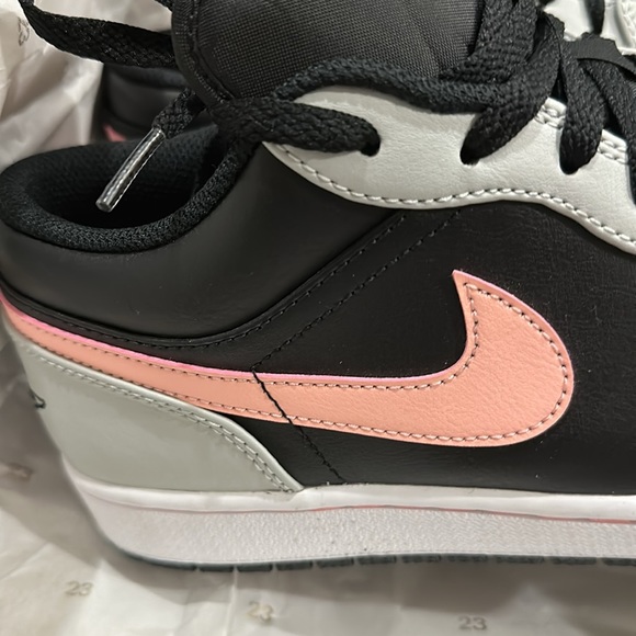 Jordan Other - Air Jordan 1 Low- M 11 - worn inside once! No flaws. Black, grey, pink, white